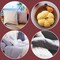 BUTUZE 5.29oz/150g Polyfill Stuffing Fiber Fill, White Premium Fiberfill Stuffing for Craft, High Resilience Crochet Stuffing, Stuffing for Stuffed Animals, Cotton Batting, Recyclable